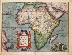 Uusi Afrikan kartta tekijältä Abraham Ortelius