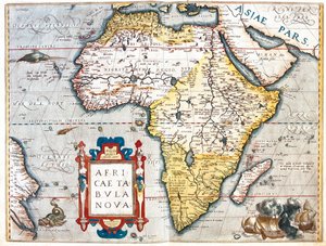 Afrikka tekijältä Abraham Ortelius