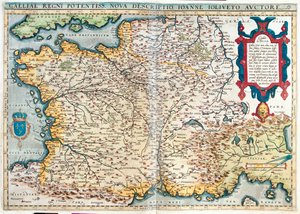 Ranska tekijältä Abraham Ortelius