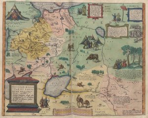 Venäjän kartta Lähde: Maailmankartta tekijältä Abraham Ortelius