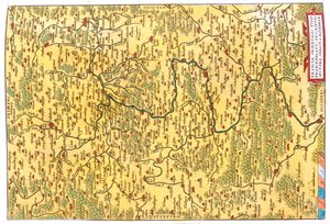 Valtio: Baijeri, Baden-Württembergin osavaltiot: Hessen, Thüringen, Baijeri, Baden-Württemberg. tekijältä Abraham Ortelius