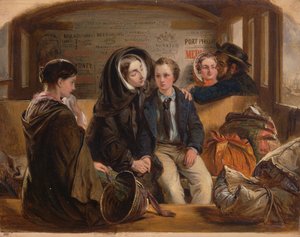Toinen luokka - ero. Näin eroamme surusta rikkaita, eroamme köyhinä., 1855. tekijältä Abraham Solomon