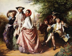 Kettu ja viinirypäleet, 1858