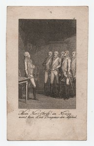 Minun herra Obristini! , n. 1795 (kaiverrus).
