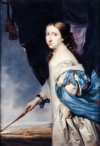 Muotokuva Ruotsin kuningatar Kristiinasta 1626-1689, 1661
