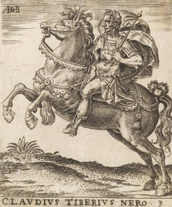 Claudius Tiberius Nero elokuvasta Twelve Caesars on Horseback, n. 1565-1587, n. 1565-1587.