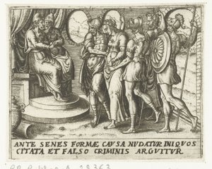 Susanna tuomareiden edessä Susannan historia (sarjan nimi) tekijältä Abraham de Bruyn