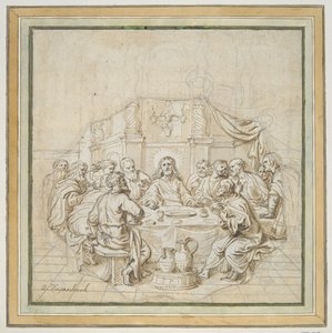 Viimeinen ehtoollinen tekijältä Abraham van Diepenbeeck