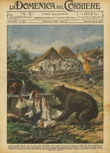 Bokainissa (Bosnia) karhu hyökkäsi kahden naisen kimppuun, jotka menivät hakemaan vettä lähteestä