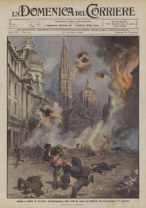 Antwerpenin tuska ja kaatuminen, kaupungin pommitukset saksalaisten toimesta, jotka miehittivät 9.