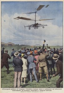 Pystyykö italialainen helikopteri nousemaan ja laskemaan Ciampinon sotilaslentokentällä?