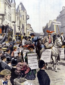Mielenosoitukset Lontoossa syyskuussa 1908 tekijältä Achille Beltrame