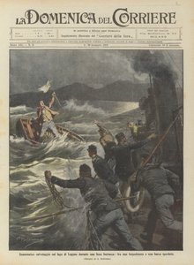 Dramaattinen pelastus Luganojärvellä reilun myrskyn aikana, torpedoveneen ja kadonneen veneen välillä