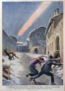 Meteoriitin putoaminen Apenniineilla, Italiassa tekijältä Achille Beltrame