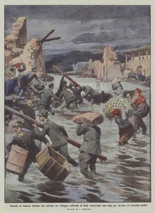 Italian talouspoliisit, jotka pelastavat kylän Rodoksen saarella rakentamalla padon?