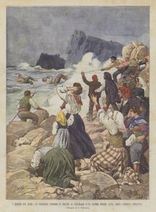 I Drammi Del Mare, kauhea jakso höyrylaivan haaksirikkomisen jälkeen Santa Croce Camerinassa (Syracuse)
