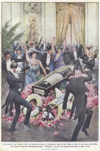 American bacchanalia alkoholijuomalain voimaantuloa edeltävinä tunteina