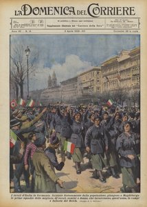Italian maaseudun ihmiset Saksassa