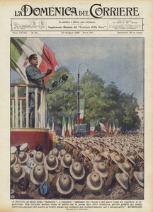 Puhe Savoyn jalkasotilaille Cagliarissa