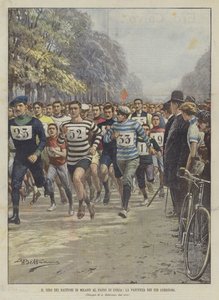 Giro dei Bastioni di Milano Passo di Corsalla, 160 juoksijan lähtö