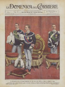 Kuningas Vittorio Emanuele III:n vala ° Senaattisalissa, Roomassa, päivänä 11 Corr