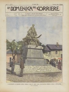 Amba Alagin sankarin majuri Pietro Tosellin muistomerkki vihittiin viime sunnuntaina Peveragnossa