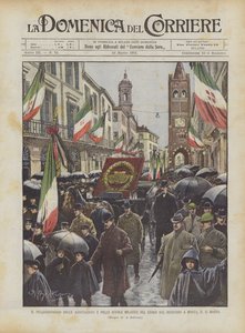 Milanolaisten yhdistysten ja koulujen pyhiinvaellus Monzan tuhotyöpaikalle 14. maaliskuuta