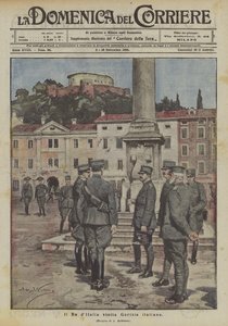 Italian kuningas vierailee Italian Goriziassa