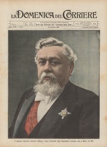 Senaattori Clemente Armando Fallieres, Ranskan tasavallan uusi presidentti, syntynyt Mezinissä vuonna 1841