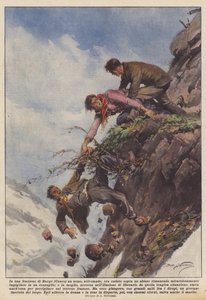 Proomukylässä (Cuneo) mies liukastui ja kaatui kuilun yli jäädessään?