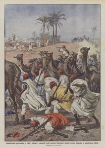 Sotaisa levottomuus Libyassa, Gianinazzi-kolannin sotilaat ja kamelit hyökkäsivät vastaan?