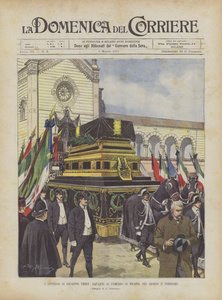 Giuseppe Verdin apoteoosi Milanon Famedion edessä 27. helmikuuta