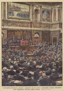 Kansalliskokous (senaattorit ja kansanedustajat), joka valitsi Versaillesissa uuden presidentin?