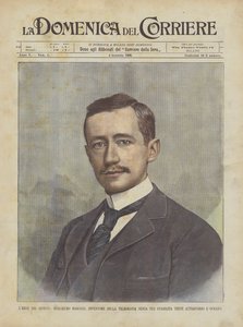 Päivän sankari Guglielmo Marconi, langattoman lennätyksen keksijä, perusti päät valtameren toiselle puolelle