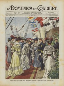 Keisari William Sisiliassa, Herran vastaanotto Hohenzollern-aluksella