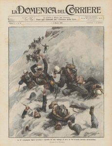 41. Alpini-yhtiö joutui lumivyöryn alle Val dAostassa retken aikana