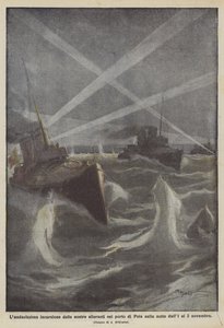 Laudacissima torpedoidemme tunkeutuminen Pulan satamaan yöllä 1.–2.11.