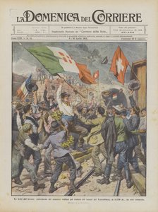 Työlomat, italialaisten kaivostyöläisten innostus Loetschbergin tunneliin?