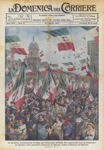 Suuret tapahtumat Rijekassa liittämiseksi Italiaan