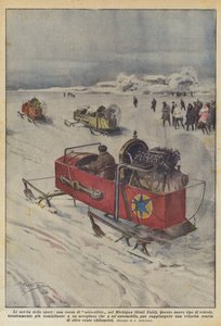 Uutiset urheilusta, lentokelkkakilpailu Michiganissa (Yhdysvallat)