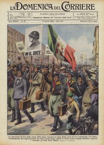 Vuoden 1914 luokan sotilasoperaatiot herättivät vilkasta innostusta kaikkialla Italiassa