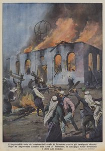 Palestiinan arabinationalistien säälimätön taistelu juutalaisia ​​maahanmuuttajia vastaan