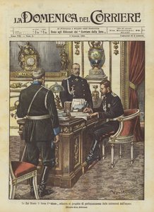 Tsaari Nicolo Lukasen allekirjoitus, joka liittyy imperiumin instituutioiden parannusprojektiin