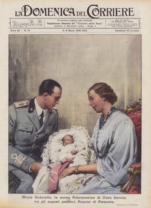Maria Gabriella, Savoian talon uusi prinsessa, vanhojen vanhempien, Piemonten prinssien joukossa