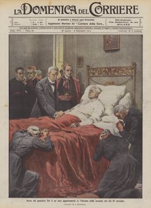 Paavi Pius X kuoli asunnoissaan Vatikaanissa 20. päivän toisella tunnilla