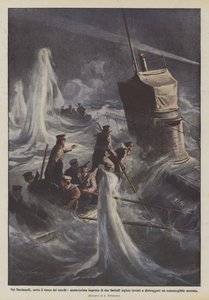 Dardanelleilla, turkkilaisten tulen alla, kahden englantilaisen laivan rohkea yritys lähetti?