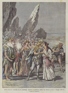 Novita Musicali, Oceana, Del M° Smareglia, esitettiin viime viikolla La Scala Di Milanossa (II näytös)