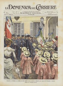 Past e Avvenire, 1500 Milanon koulujen lapsen vierailu Casa Dei Veteranissa Turaten