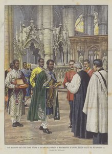 Tuoko Ras Makonnen kynäristin Lontoon Westminster Abbeyn dekaanille terveyden puolesta?