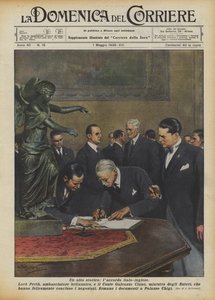 Historiallinen teko, Italian ja Englannin sopimus